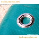 Bâches pour piscine en PVC - 680 gr - 8 x 9 m - bleue